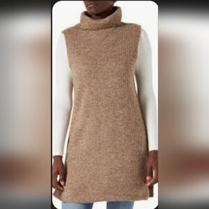 THread Bare Turtlle Neck  Sleeveless Wool Blend  Sweater